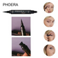 Phoera Dual-ended Winged Eyeliner Stamp