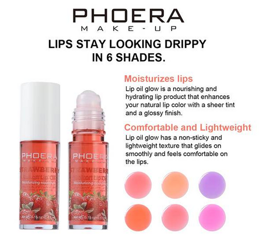 Phoera Moisturizing Roll On Lip Oil